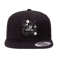 Birthday Square Root Math Problem Fun Calculation 6th T Shirt 5 Panel Snapback Cap | Artistshot