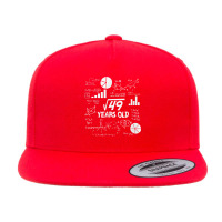 Birthday Square Root Math Problem Fun Calculation 7th T Shirt 5 Panel Snapback Cap | Artistshot