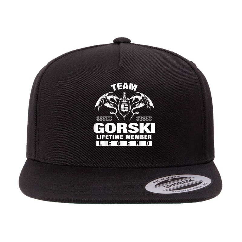 Team Gorski Lifetime Member Gifts T Shirt 5 panel snapback cap by tognifx | Artistshot