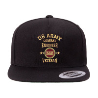 Army Combat Engineer Veteran Essayons Military Vintage Gift T Shirt 5 Panel Snapback Cap | Artistshot