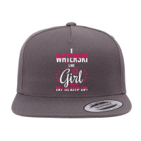 Waterskiing Waterski Like A Girl Water Skiing Ski Apparel T Shirt 5 Panel Snapback Cap | Artistshot