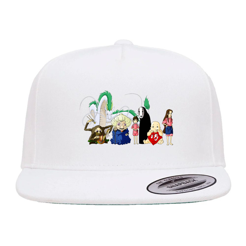 Spirit Studio Movie Merch 5 panel snapback cap by dirrablow | Artistshot