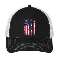 Combat Engineer Distressed American Flag   U.s. Military Pa Trucker Cap | Artistshot