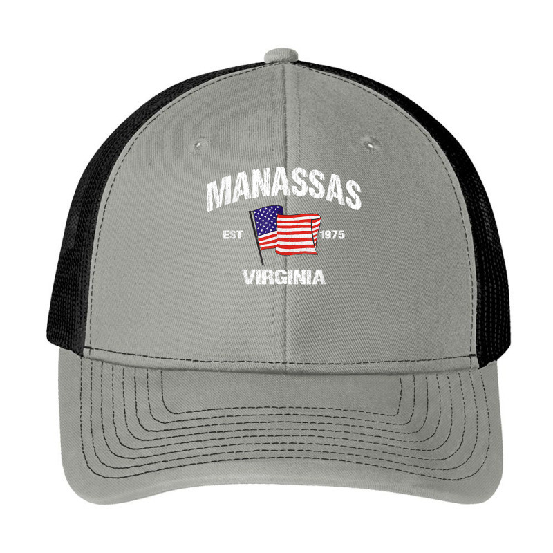 Manassas Virginia Va Usa Stars & Stripes Vintage Style Pa Trucker Cap by PhoebeHaggett | Artistshot