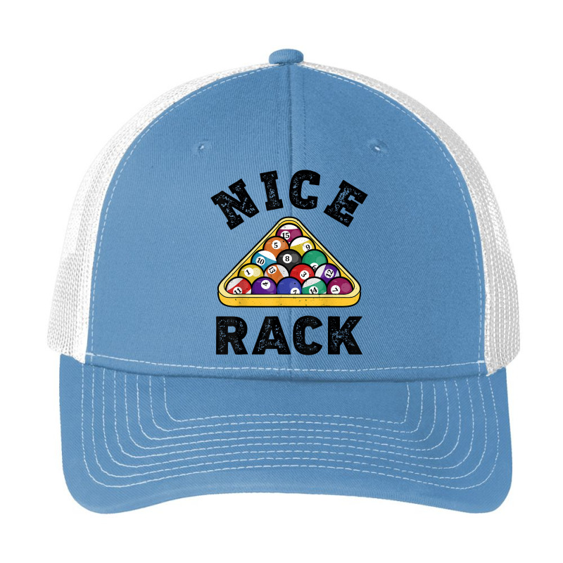 Nice Rack Funny Billiards Player Vintage Pool Triangle Balls T Shirt Pa Trucker Cap | Artistshot