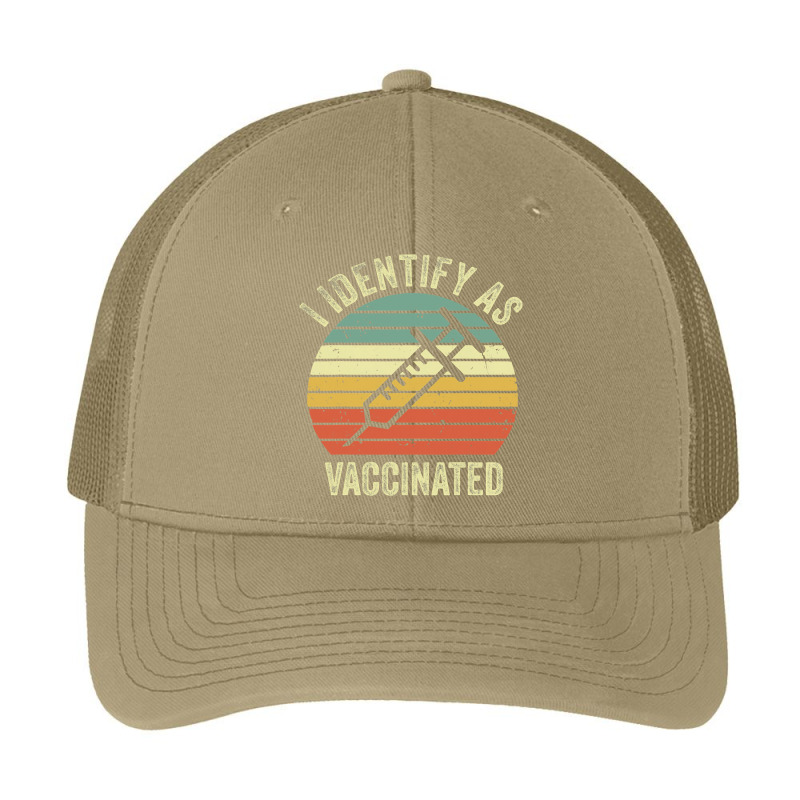 I Identify As Vaccinated Pa Trucker Cap by VictorCruz | Artistshot