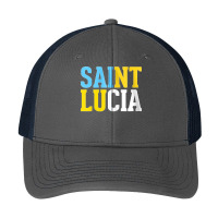 Saint Lucia Bold Color Block Zip Hoodie Pa Trucker Cap | Artistshot