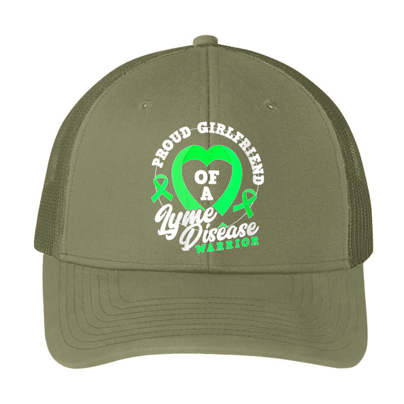 Womens Proud Girlfriend Of A Lyme Disease Warrior Boyfriend V Neck Pa Trucker Cap | Artistshot