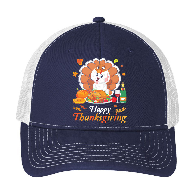 Havanese Dog Thanksgiving Christmas Day T  Shirt Havanese Turkey Costu Pa Trucker Cap | Artistshot