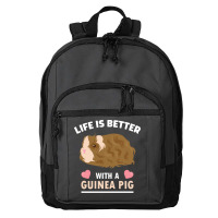 Life T  Shirt Life Is Better With A Guinean Pig T  Shirt Basic Backpack | Artistshot