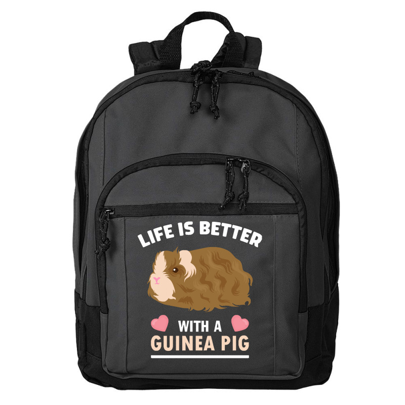 Life T  Shirt Life Is Better With A Guinean Pig T  Shirt Basic Backpack | Artistshot