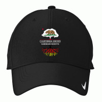 California Grown With German Roots   Germany T Shirt Nike Dri-fit Cap | Artistshot