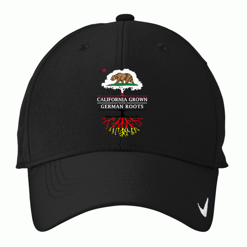 California Grown With German Roots   Germany T Shirt Nike Dri-fit Cap | Artistshot