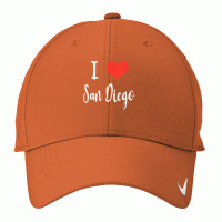 I Love San Diego T Shirt Nike Dri-fit Cap | Artistshot