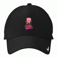 Breast Cancer Awareness Black Woman Warrior Support Believe Nike Dri-fit Cap | Artistshot