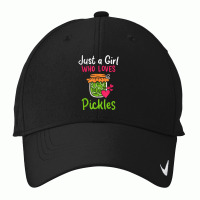 Pickles Just A Girl Who Loves Pickles Canning T Shirt Nike Dri-fit Cap | Artistshot