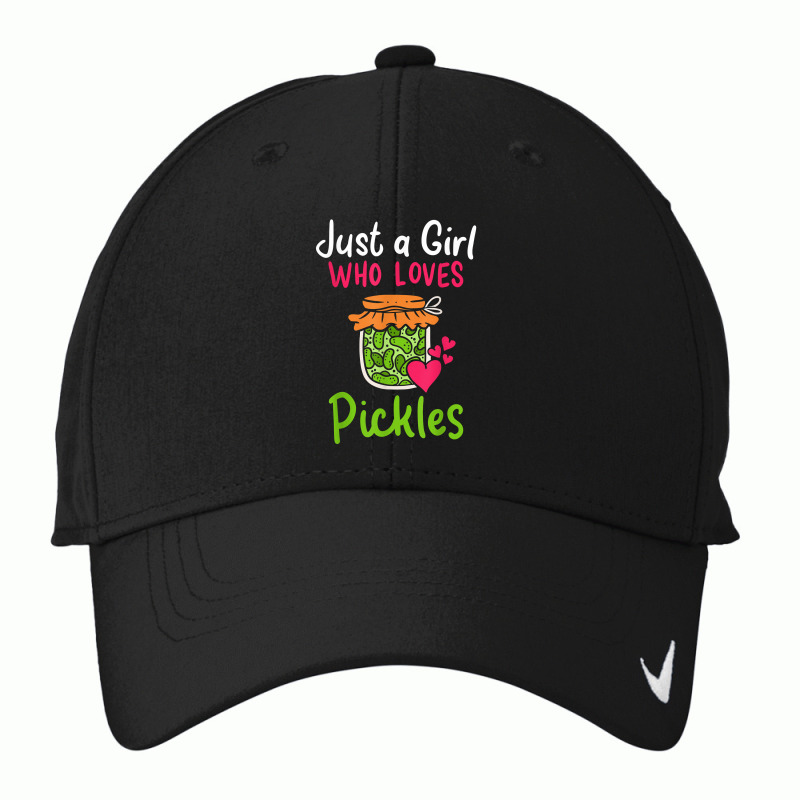 Pickles Just A Girl Who Loves Pickles Canning T Shirt Nike Dri-FIT Cap by phuongvu | Artistshot