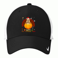 Cocker Spaniel Halloween And Merry Christmas Happy Hallothanksmas Nike Dri-fit Cap | Artistshot