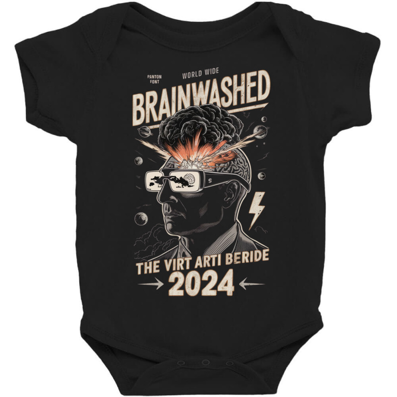 Brainwashed Baby Bodysuit by Charity Aduset | Artistshot