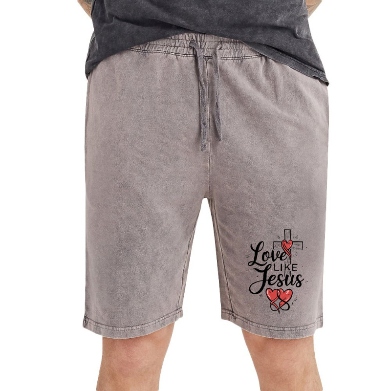 Love Like Jesus Vintage Short by Charity Aduset | Artistshot