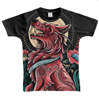 Tattoo Of A Red Wolf Graphic Youth T-shirt | Artistshot