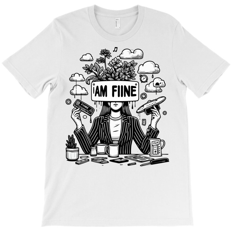 I Am Fine T-shirt | Artistshot