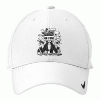 I Am Fine Nike Dri-fit Cap | Artistshot