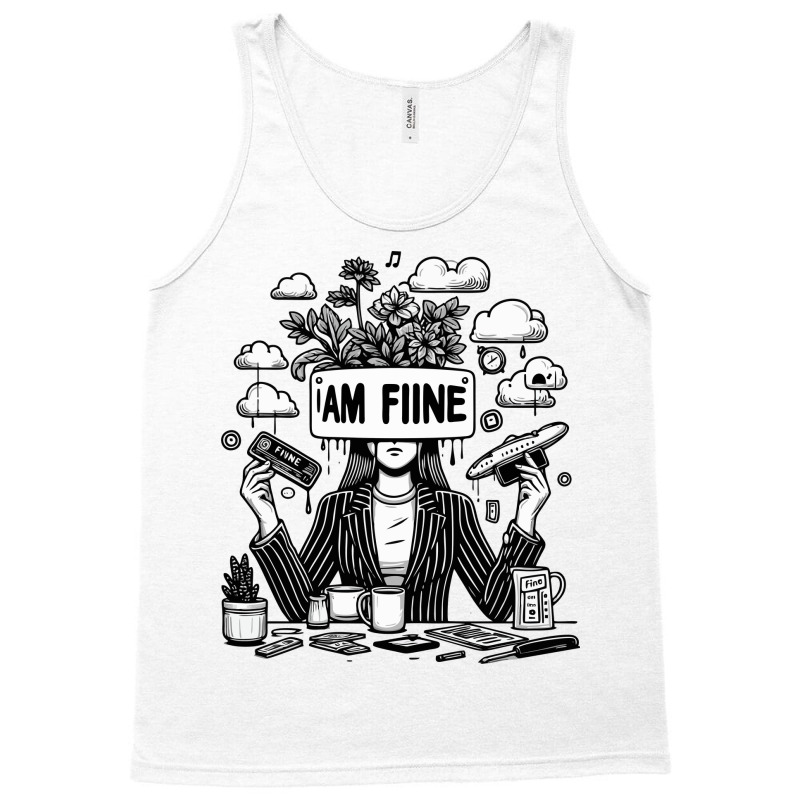 I Am Fine Tank Top | Artistshot