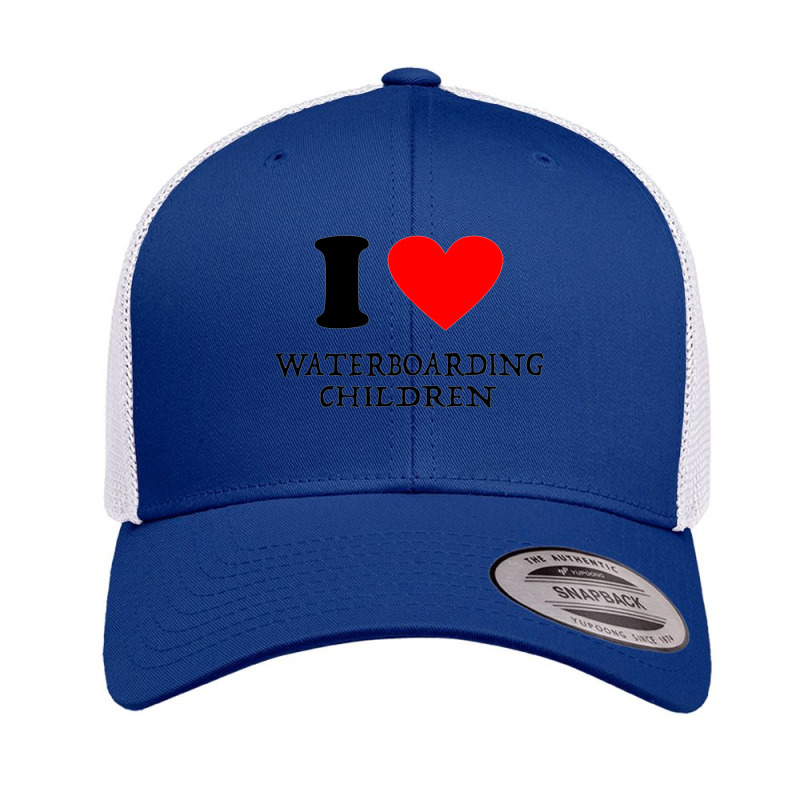 I Love Waterboarding Children [tw] Retro Trucker Cap | Artistshot