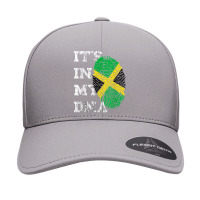 It's In My Dna Jamaica Genetic Jamaican Roots Jamaican Pride T Shirt Seamless Cap | Artistshot