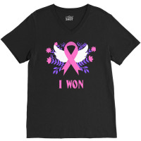 Breast Cancer Awareness Month T  Shirt Survivor Breast Cancer Awarenes V-neck Tee | Artistshot