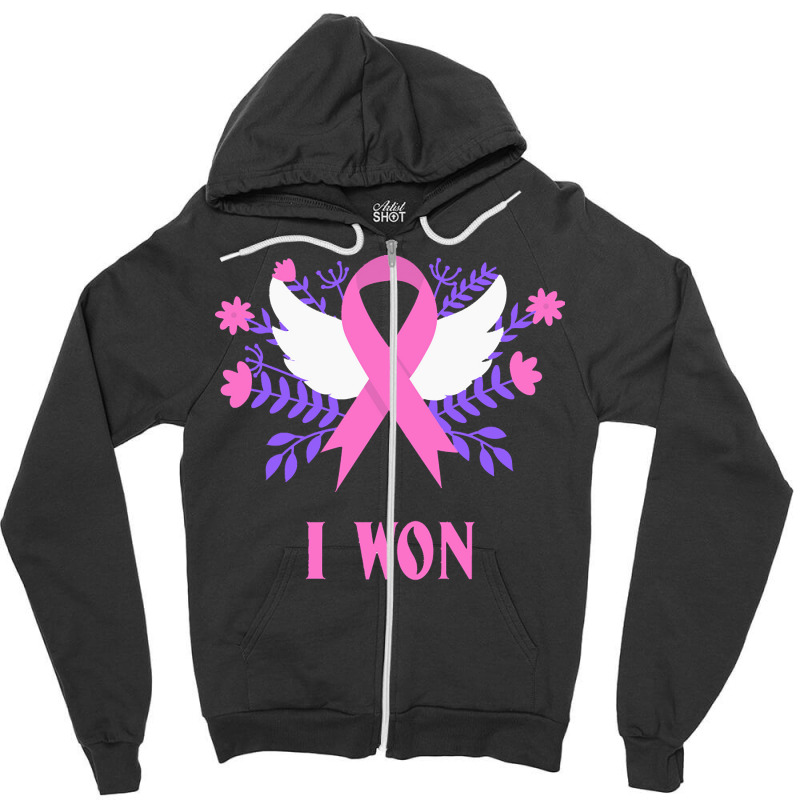 Breast Cancer Awareness Month T  Shirt Survivor Breast Cancer Awarenes Zipper Hoodie | Artistshot