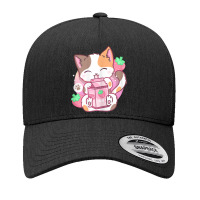 Strawberry Shake Strawberry Milk Cat Kawaii Neko Anime T Shirt Yupoong Trucker Cap | Artistshot