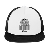 Witty Fingerprint Foam Snapback Hat | Artistshot