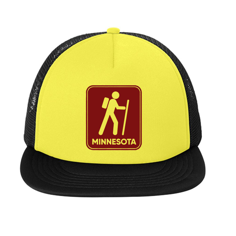 Hike Minnesota Foam Snapback hat by MickeyMouse | Artistshot