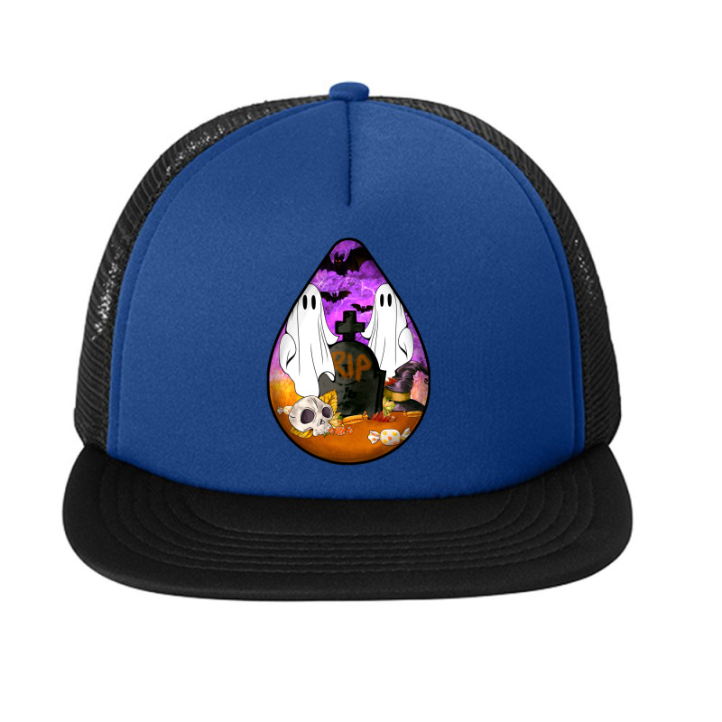 Hallowen Teardrop Foam Snapback hat by LillyAllenDesigns | Artistshot