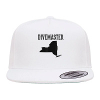 New York Divemaster Scuba Diving Instructor Dive Flag Style T Shirt 5 Panel Snapback Cap | Artistshot