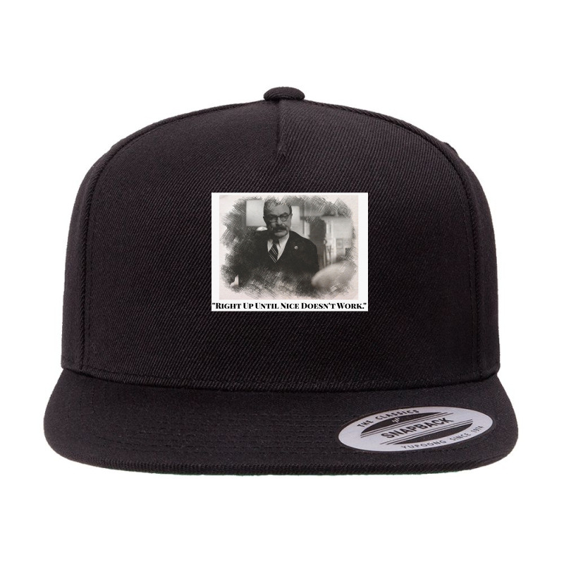 Art Character Reagan Call Me 5 Panel Snapback Cap | Artistshot