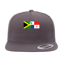 Jamaican Panamanian Flag Jamaica Panama T Shirt 5 Panel Snapback Cap | Artistshot