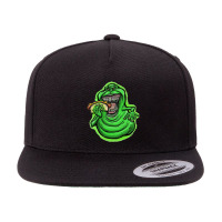 Busters The Monster Green 5 Panel Snapback Cap | Artistshot