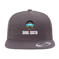 Classy Womens African Head Wrap Black Pride Soul Sista 5 Panel Snapback Cap | Artistshot