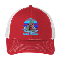 Panama City Beach Vacation Shark Theme T Shirt Pa Trucker Cap | Artistshot