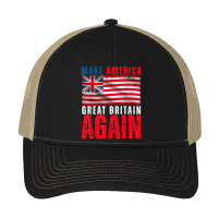 Make America Great Britain Again Shirt Usa Uk Flag T Shirt Pa Trucker Cap | Artistshot