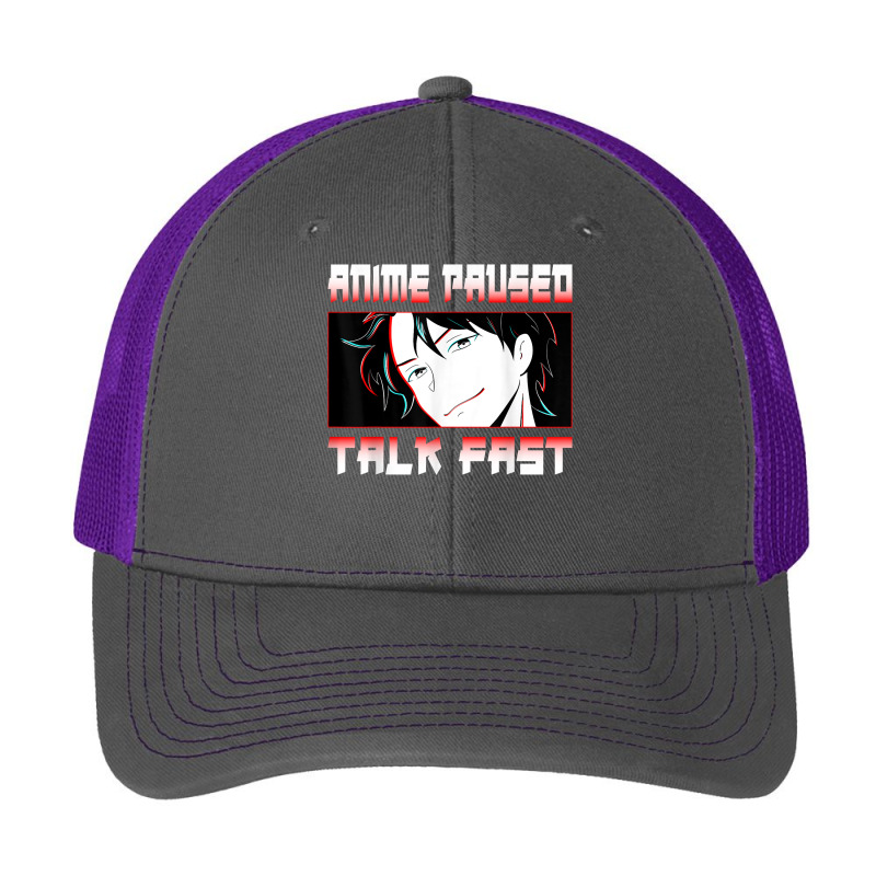 Anime Paused Talk Fast Anime T Shirt Pa Trucker Cap | Artistshot