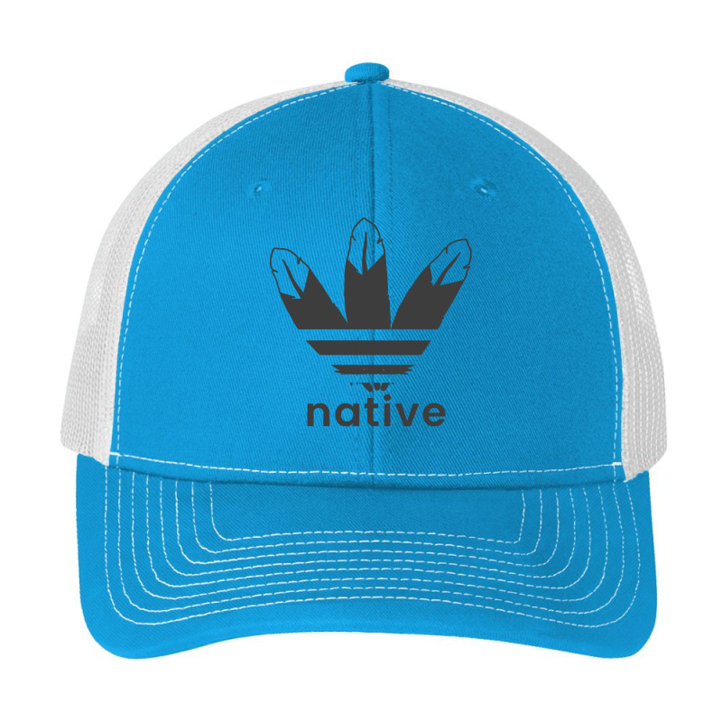 Native American Design T  Shirt Native American 3 Feather Design Black Pa Trucker Cap by sliceshit | Artistshot