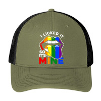 I Licked It So Its Mine Lgbtq Lips Rainbow Lgbt Pa Trucker Cap | Artistshot