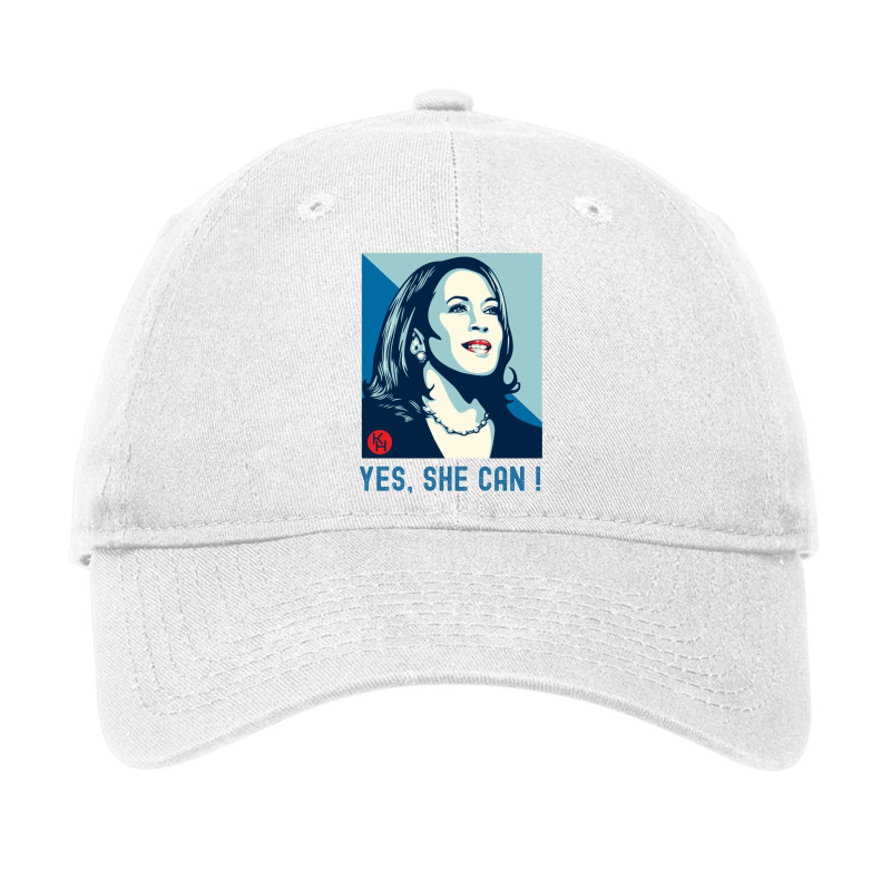 Kamala Yes She Can Adjustable Cap | Artistshot