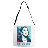 Kamala Yes She Can Adjustable Strap Totes | Artistshot