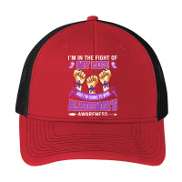 Alzheimers Awareness In The Fight T  Shirt Alzheimer's Awareness In Th Pa Trucker Cap | Artistshot