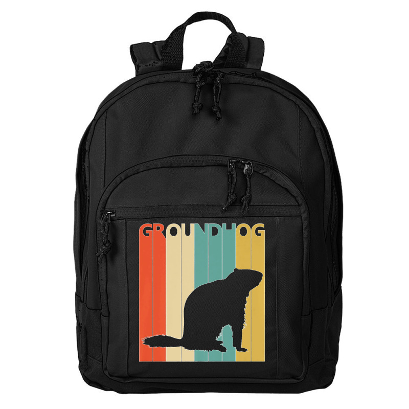 Cute Grounghog Animal Premium T Shirt Basic Backpack | Artistshot